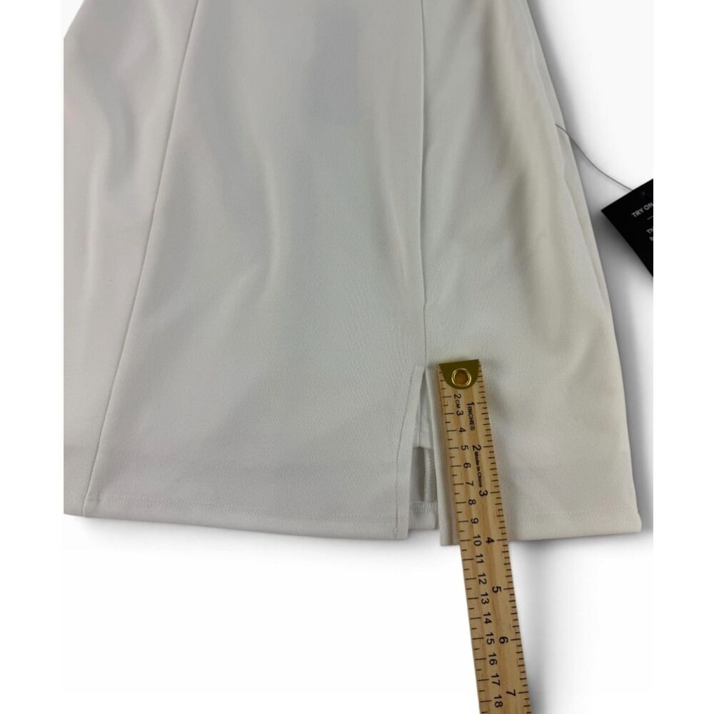 Lulus White Halter Mini Dress S - Picture 5 of 8